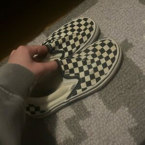 checkered vans